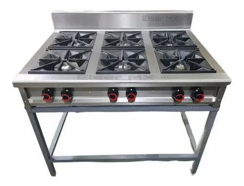 Eiser EST-6Q · 6 quemadores