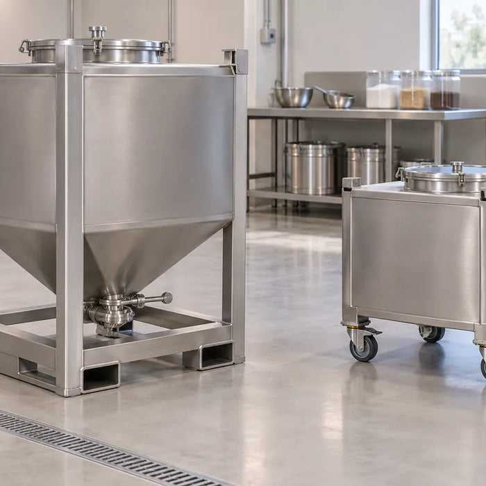 Cómo dimensionar un bin o IBC para tu operación