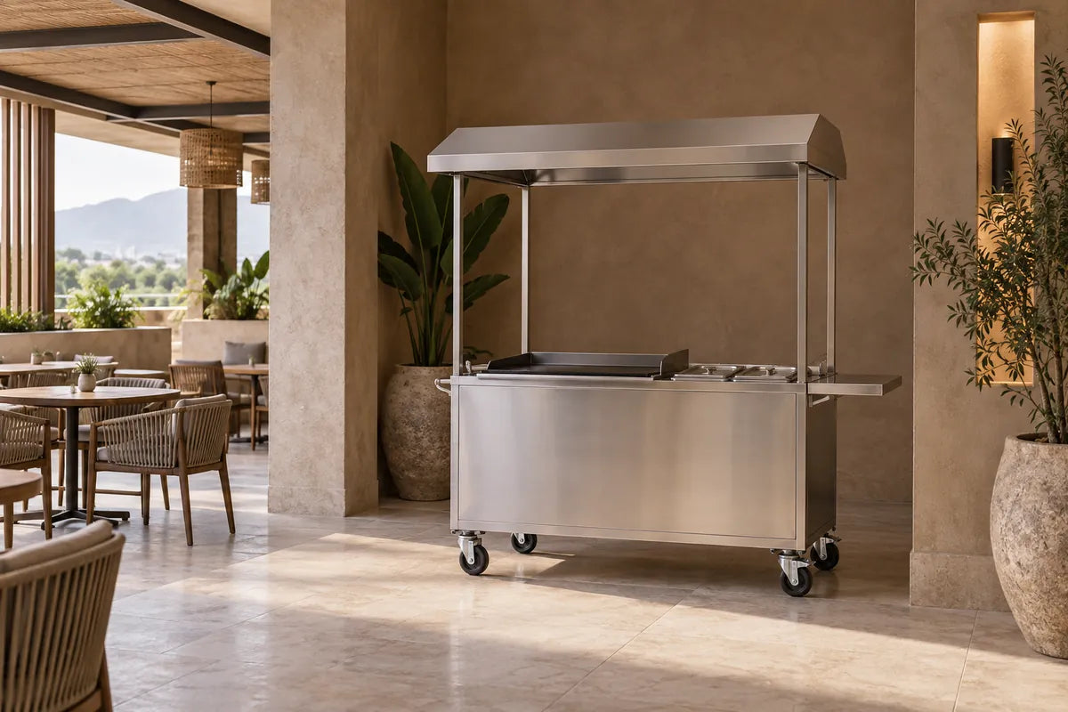 Cómo elegir un carrito para comida según tu menú