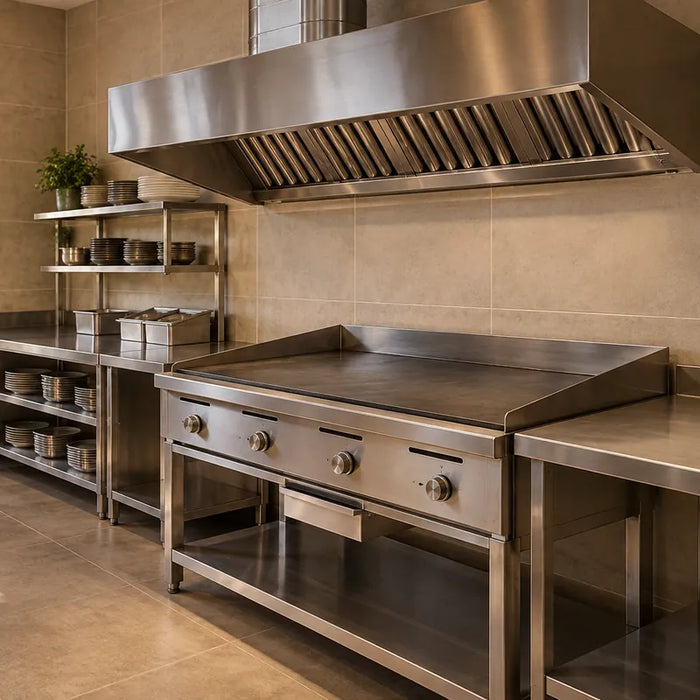 Plancha para cocina: qué revisar en la placa y el equipo