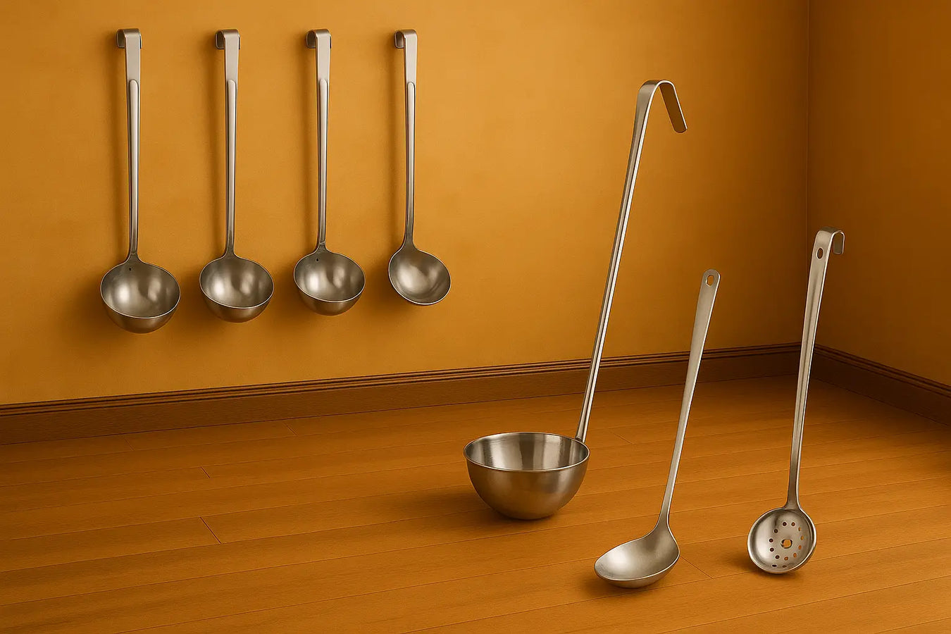 Cucharones de Acero Inoxidable
