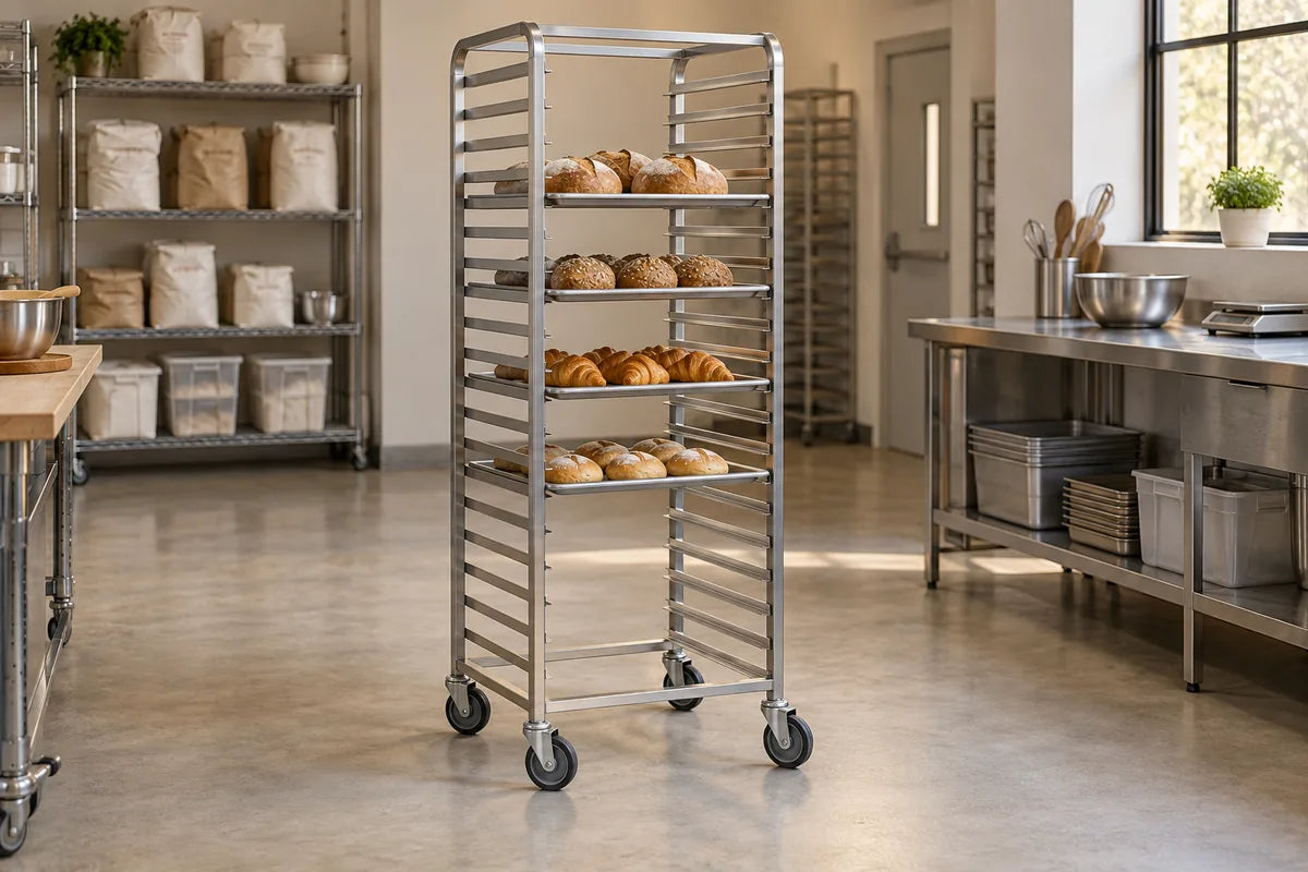 Panadería · Rack portacharolas
