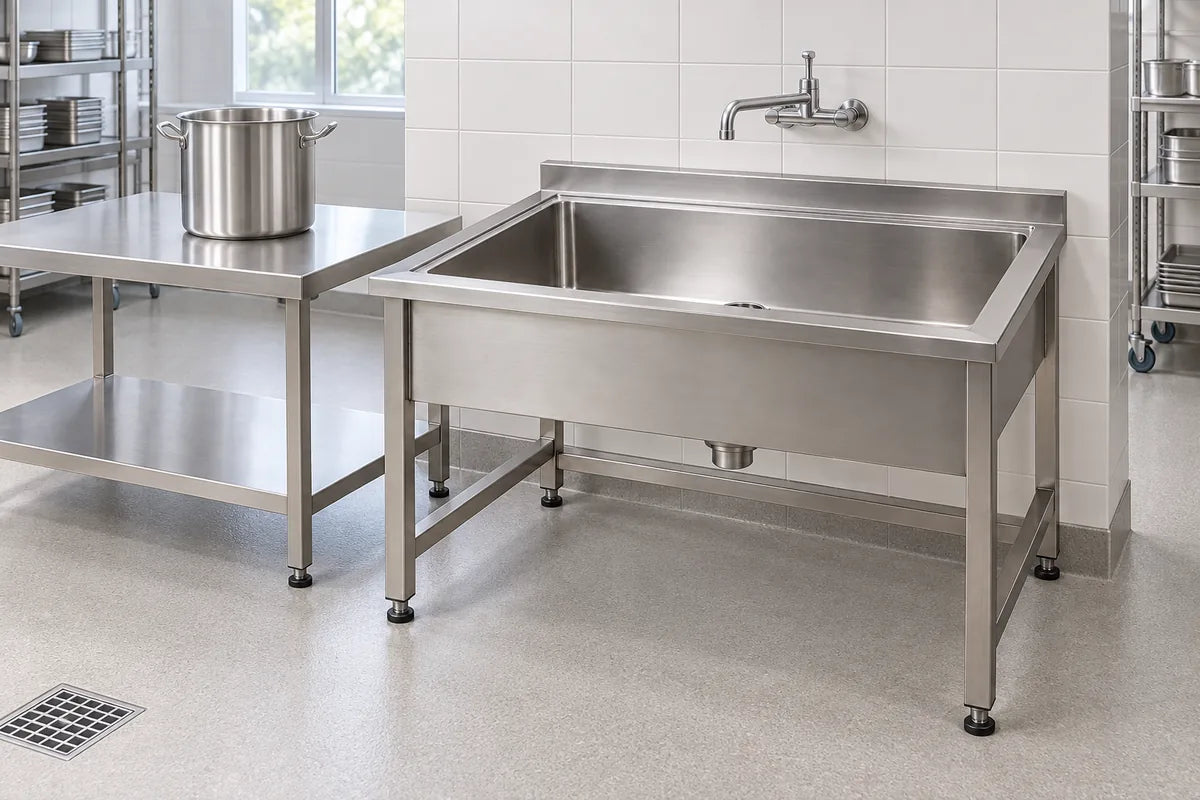 Cocina comercial · Recipientes grandes